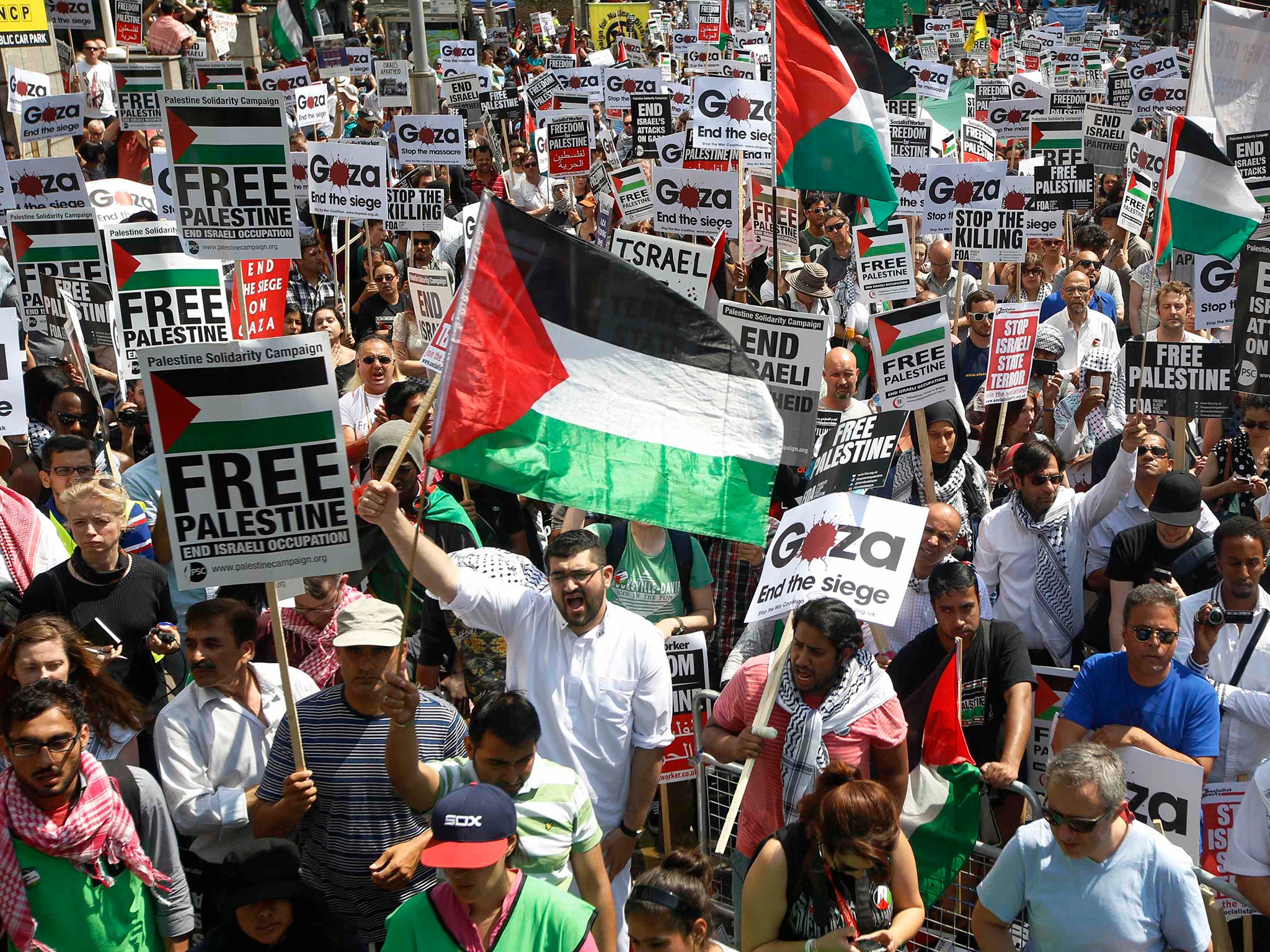 45,000 Gather In London To Protest Israeli Action In Gaza | The ...